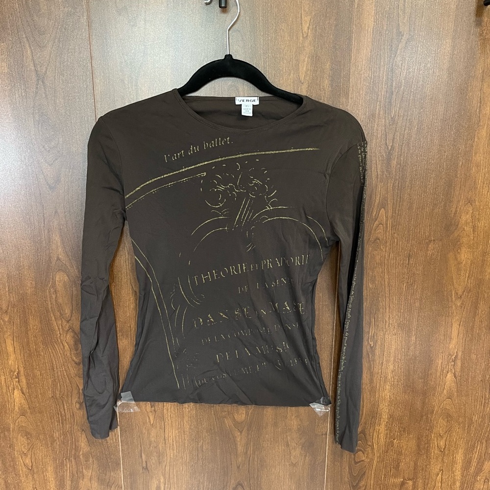 Vintage long sleeve top